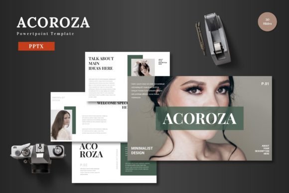 Acoroza PowerPoint Template: The Visual Advantage for Modern Presenters