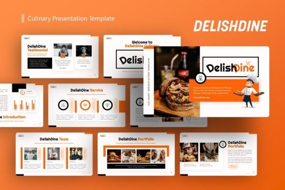 DelishDine Culinary Presentation: More Than a PowerPoint Template