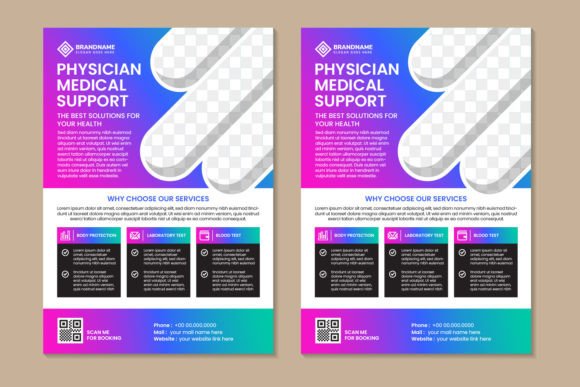 Medical Support Vertical Flyer: Strategic Design for Purposeful Awareness