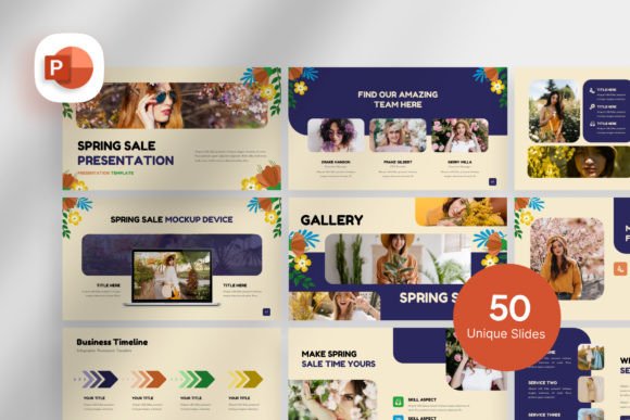 Modern Spring Sale PowerPoint Templates