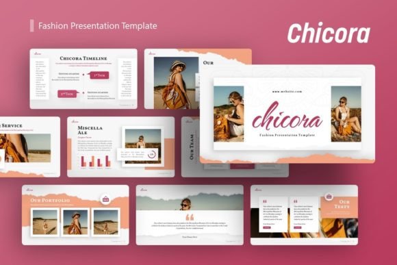 The Chicora Fashion Presentation Template: Your Creative Foundation