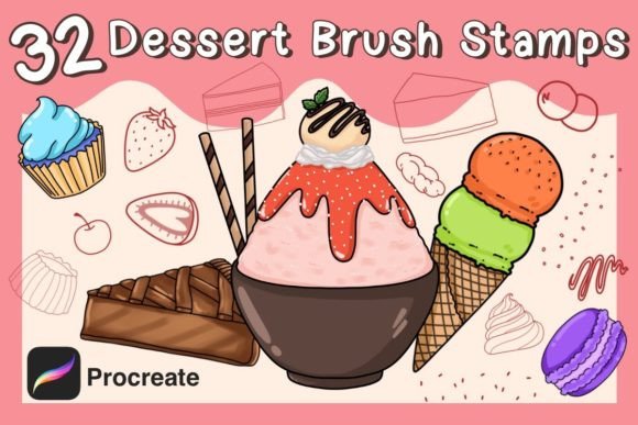 The Dessert Brushes Stamp for Procreate: Elevating Your Digital Artistry Process