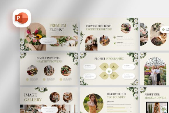 The Premium Florist PowerPoint Template: A Tool for Blooming Business Presentations