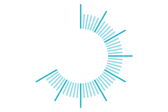 The Round HUD Element: A Futuristic Infographic for Modern Digital Interfaces