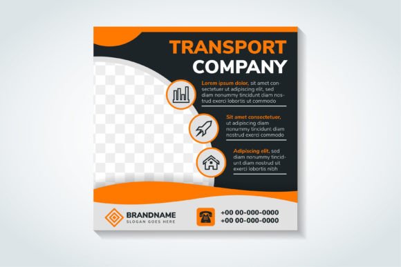 The Ultimate Marketing Toolkit: Transport Company Square Banner Templates