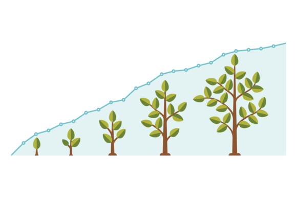 Understanding Growth Patterns Through Line Graph Infographics