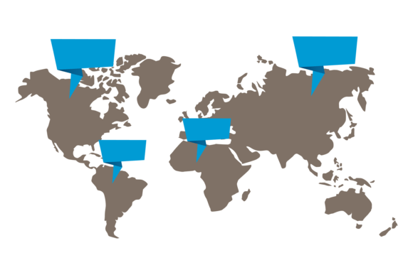 Unlocking Ideas with a World Map Callout Infographic