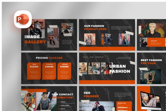 Urban Fashion PowerPoint Template: Elevating Your Pitch Deck Beyond the Standard